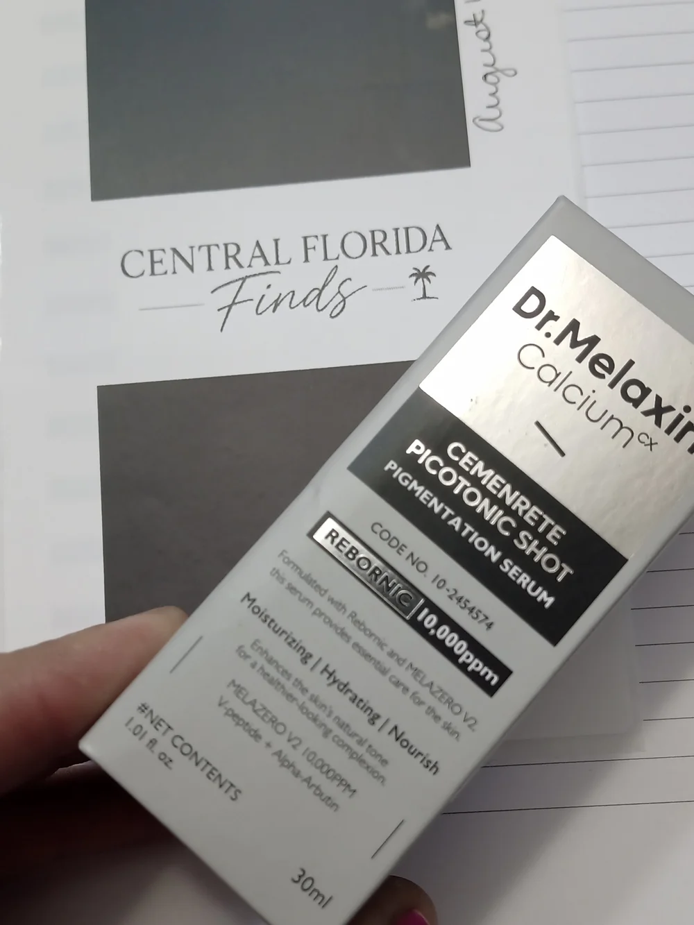 NWT Dr.Melaxin Calcium Cemenrete Picotonic Shot Pigmentation Serum 30ml